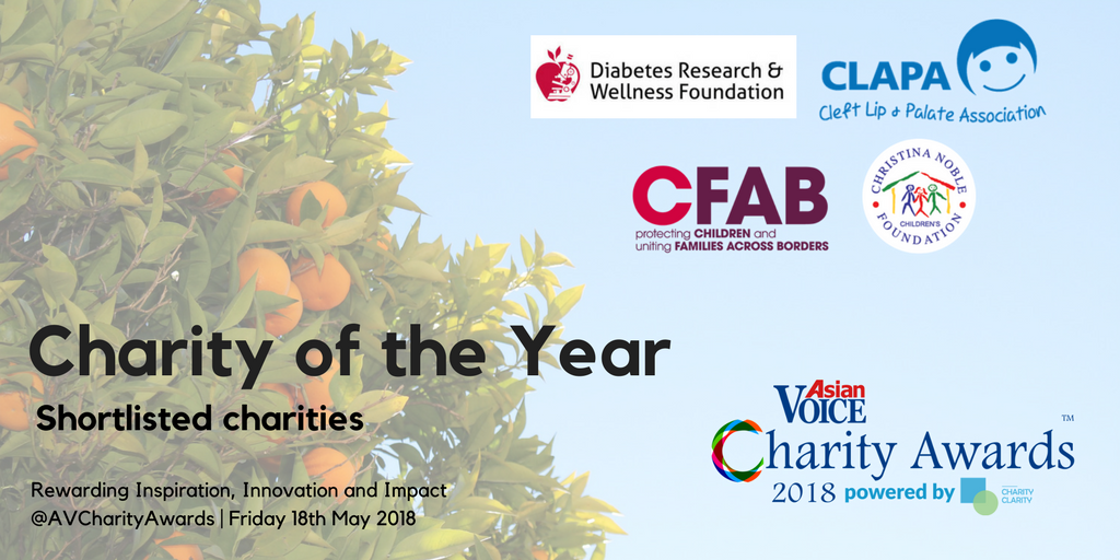 Charity of the Year - shortlisted charities